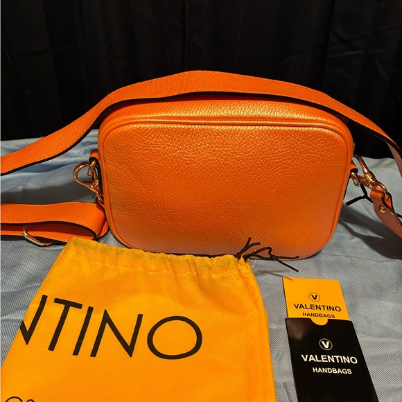Valentino Vibrant Orange Crossbody Bag - Picture 6 of 14